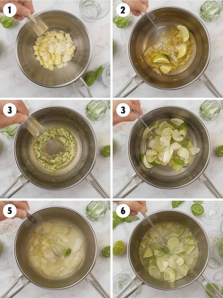 cocktail mojito recette steps