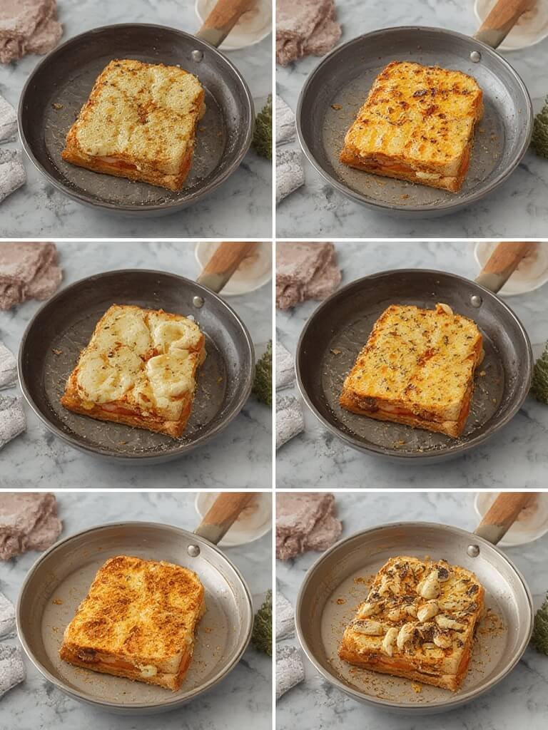 croque monsieur steps
