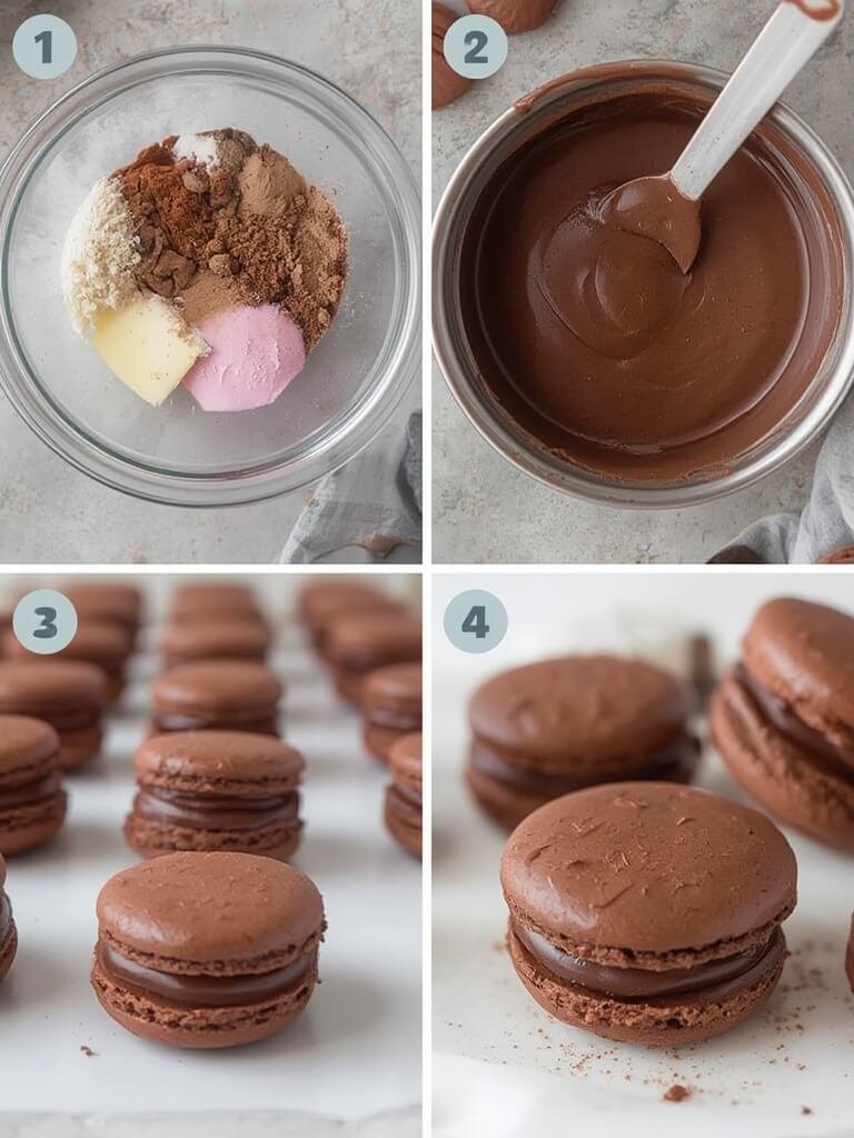 macarons steps