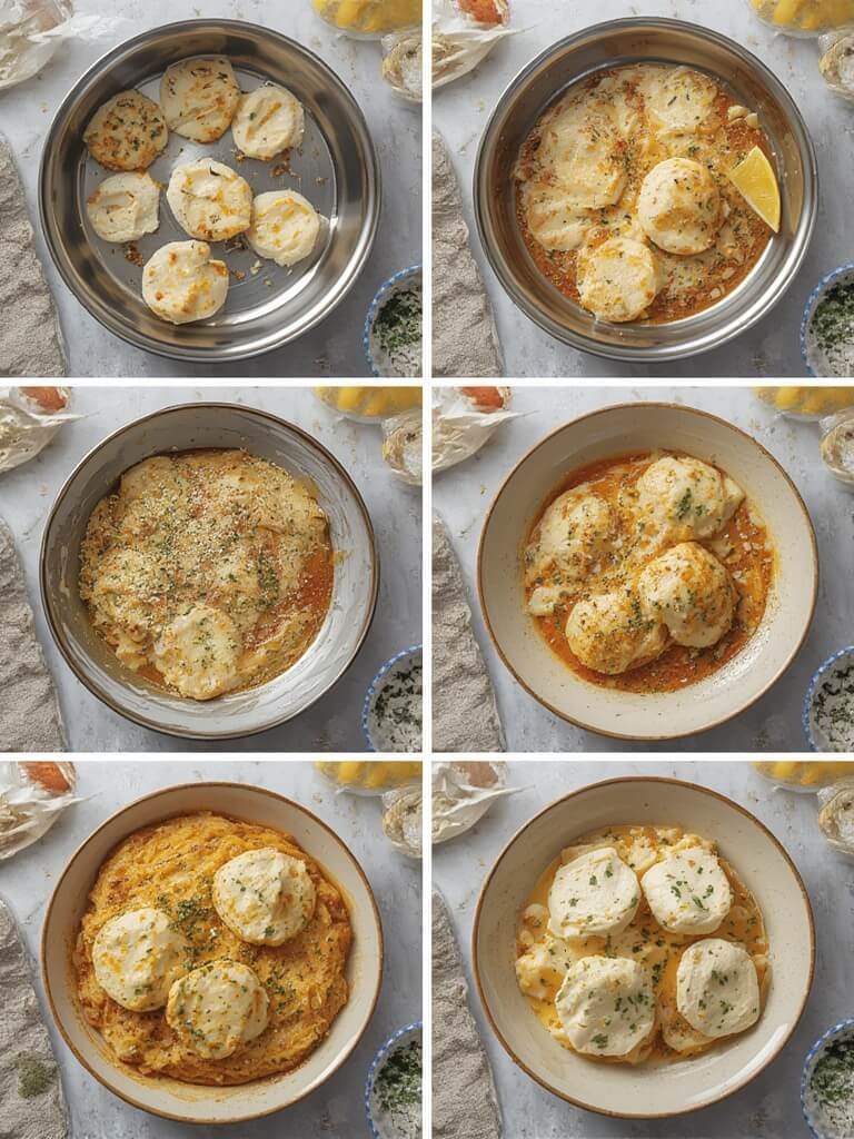 pates carbonara steps