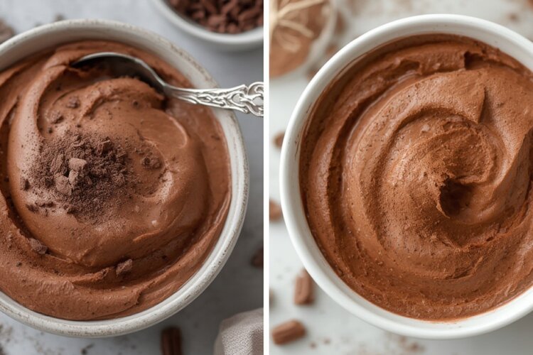 Mousse chocolat noir sans sucre