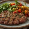Steak Avec végétal maison