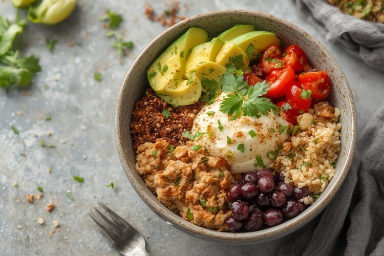 Recette Burrito Bowl Avocat Healthy facile