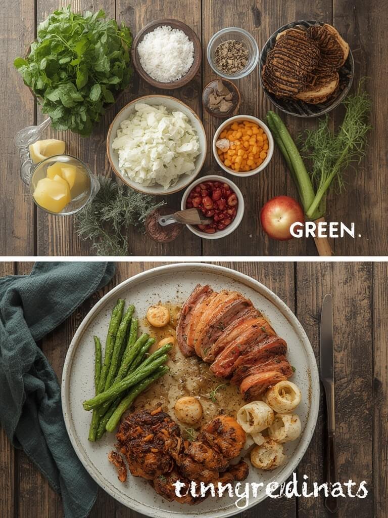 Ingrédients repas préparé