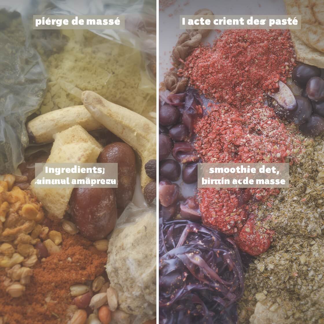 repas prise de masse ingredients