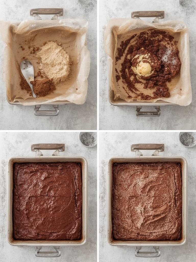 brownie proteine steps 3