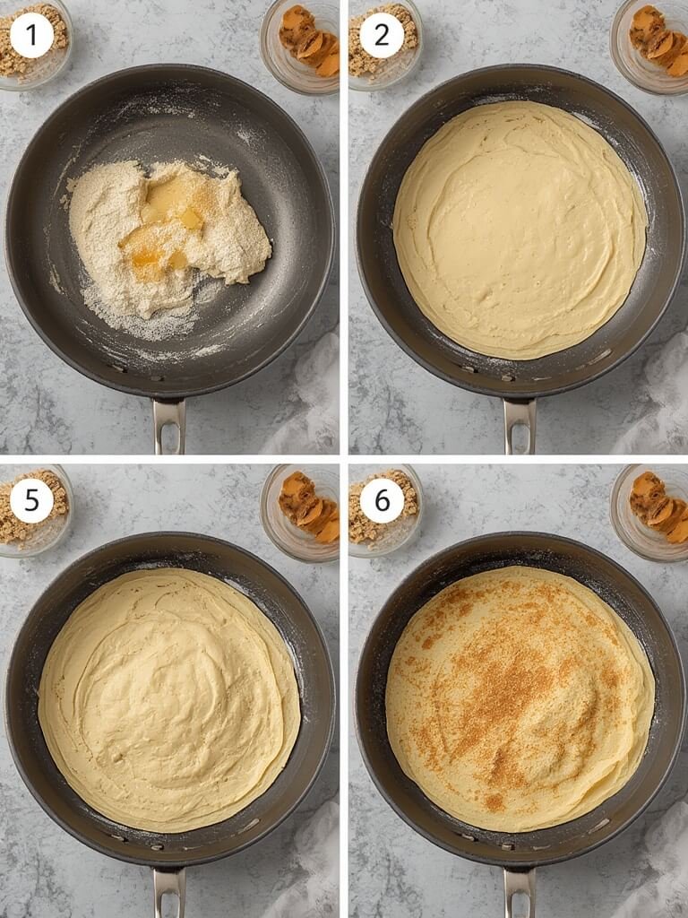 crepes recette steps
