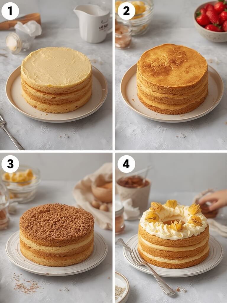 gateau proteine steps 2