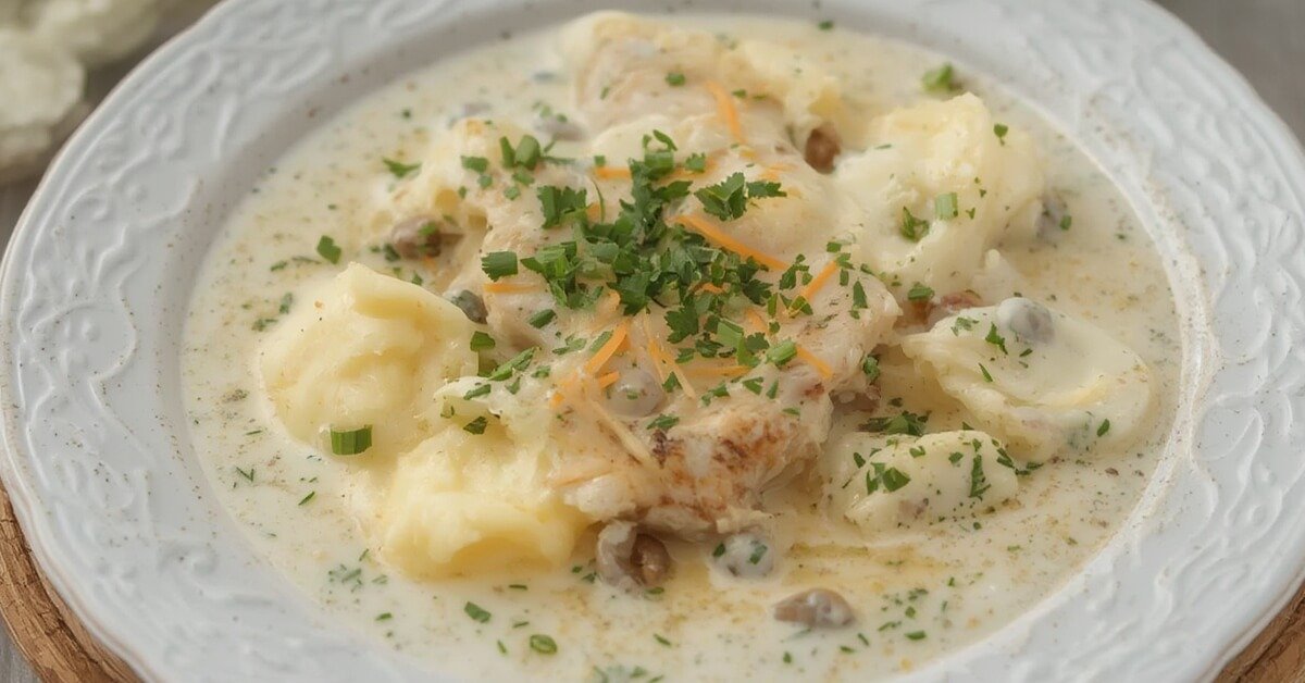 recette avec sauce blanche