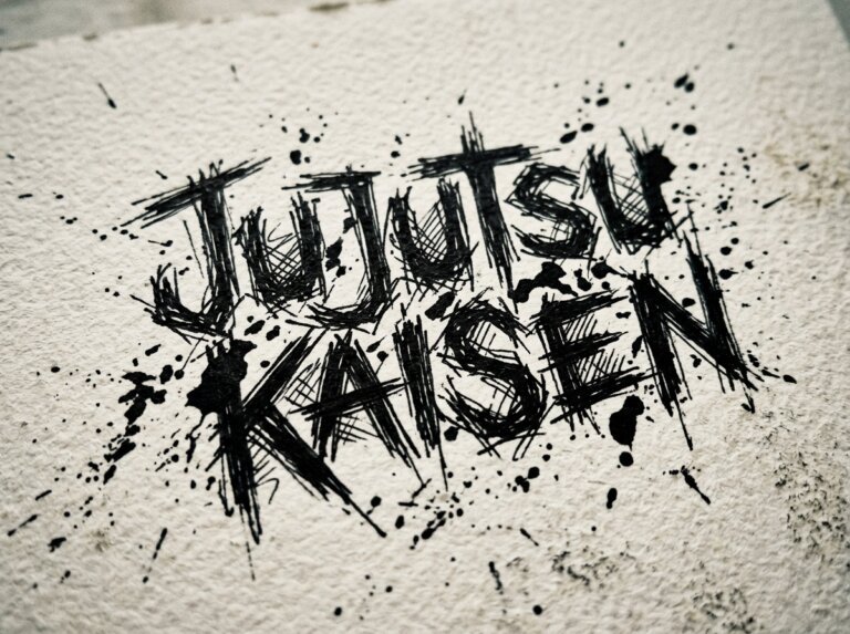 Jujutsu Kaisen hand drawn typogr… 202605270418