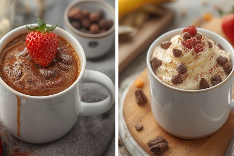 Mug cake protéiné : recette facile rapide au micro-ondes fit