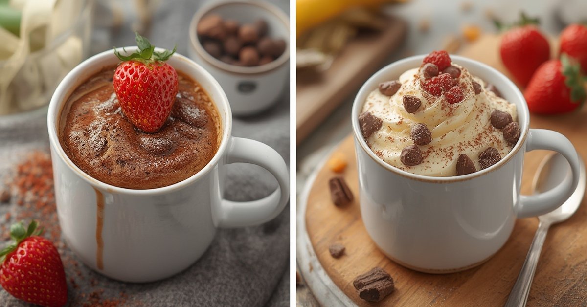 mug cake protéiné