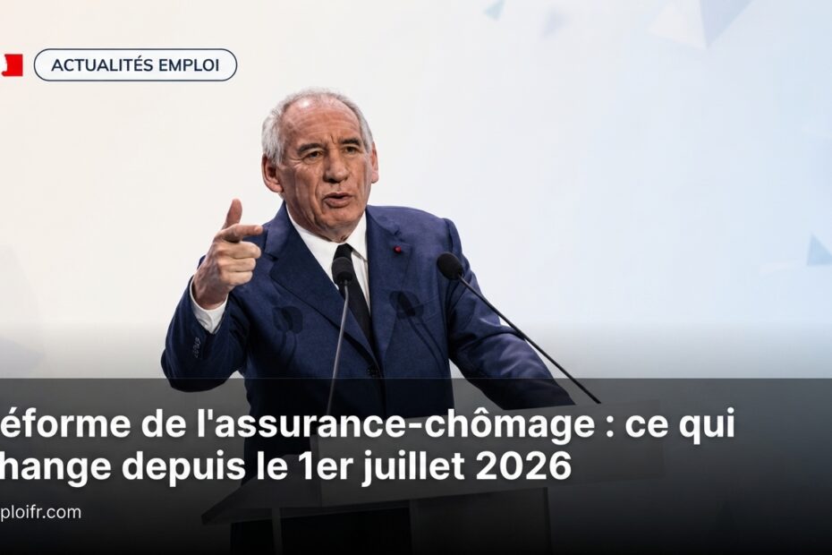 Réforme de l'assurance-chômage : ce qui change depuis le 1er juillet 2026