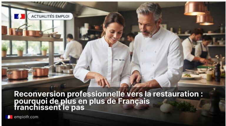 Reconversion professionnelle vers la restauration : pourquoi de plus en plus de Français franchissent le pas