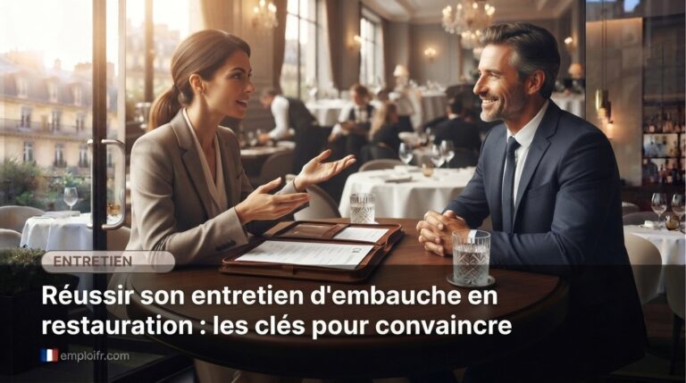 Réussir son entretien d'embauche en restauration : les clés pour convaincre
