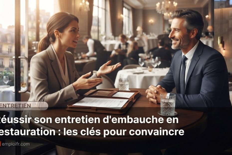 Réussir son entretien d'embauche en restauration : les clés pour convaincre