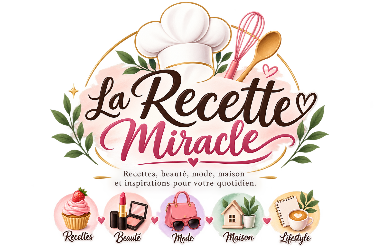 Logo Officiel pour le site web larecettemiracle