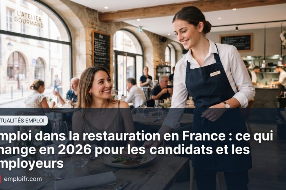 Emploi dans la restauration en France : ce qui change en 2026 pour les candidats et les employeurs