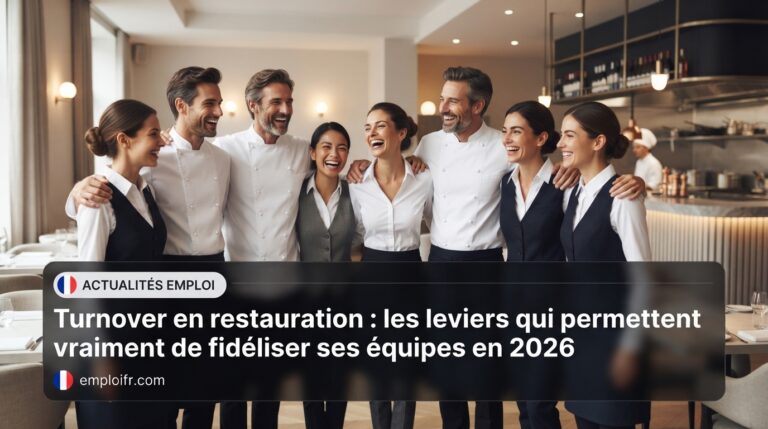 Turnover en restauration : les leviers qui permettent vraiment de fidéliser ses équipes en 2026
