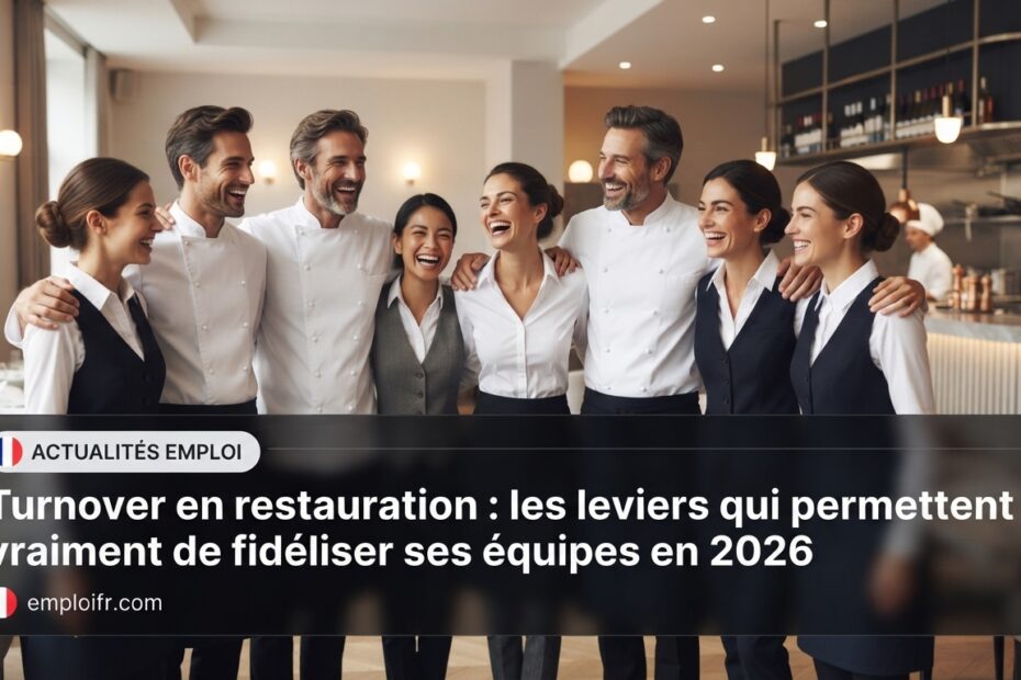 Turnover en restauration : les leviers qui permettent vraiment de fidéliser ses équipes en 2026