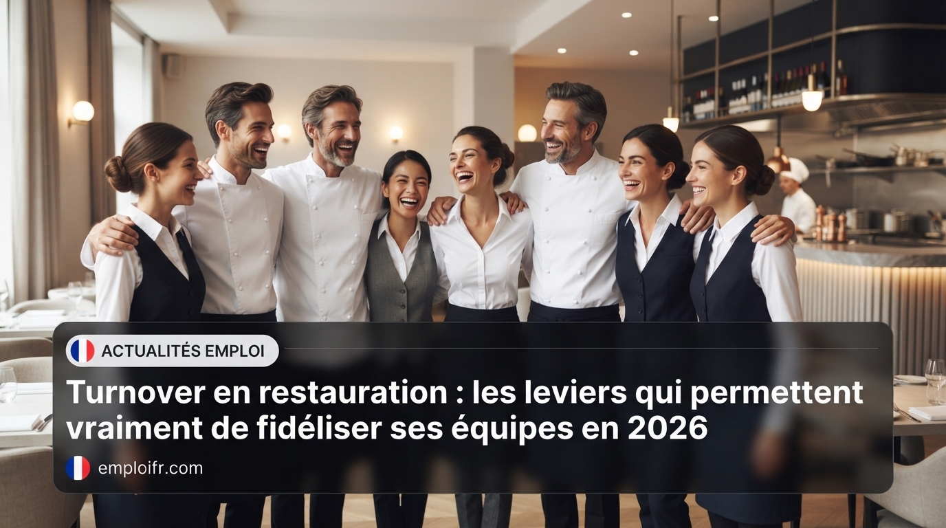 Turnover en restauration : les leviers qui permettent vraiment de fidéliser ses équipes en 2026