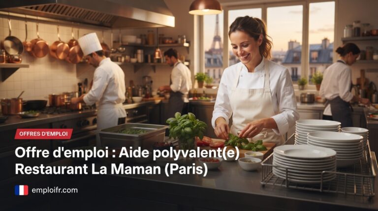 Offre d'emploi : Aide polyvalent(e) — Restaurant La Maman (Paris)