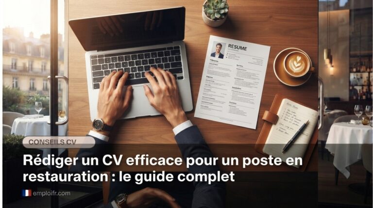 Rédiger un CV efficace pour un poste en restauration : le guide complet