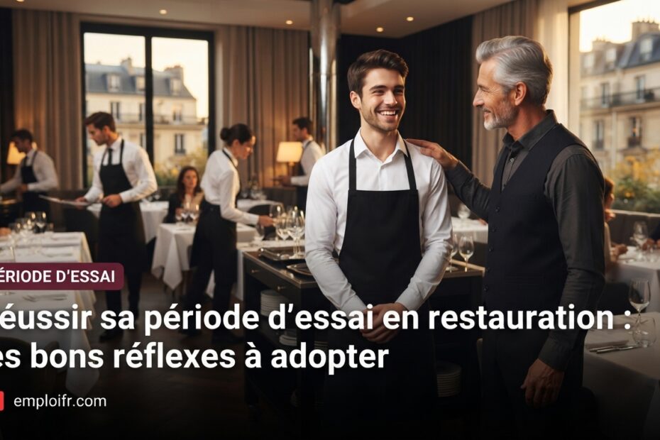 Réussir sa période d'essai en restauration : les bons réflexes à adopter
