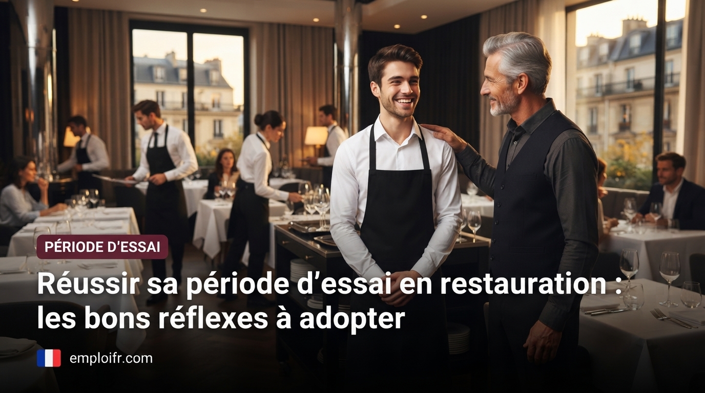 Réussir sa période d'essai en restauration : les bons réflexes à adopter