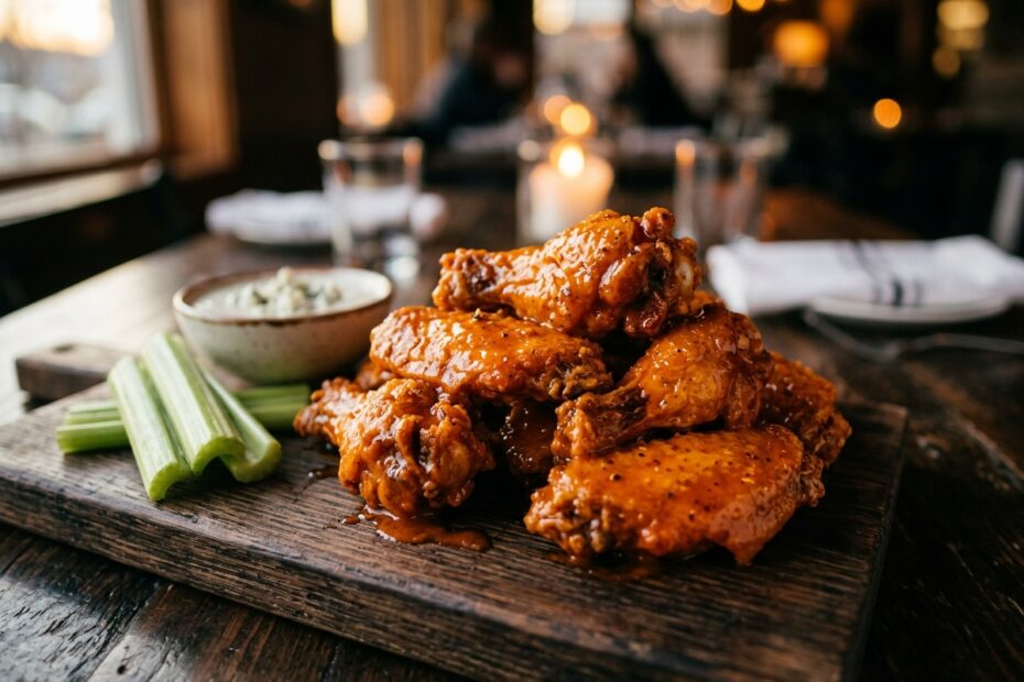 ailes de poulet buffalo à l'air fryer