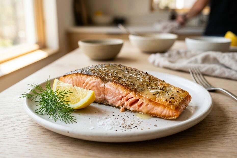 saumon à l'air fryer