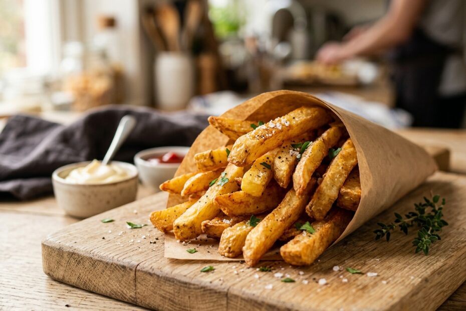 frites maison à l'air fryer
