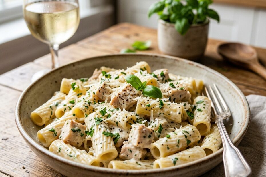 Pâtes au Boursin et poulet : la recette ultra crémeuse prête en 25 minutes