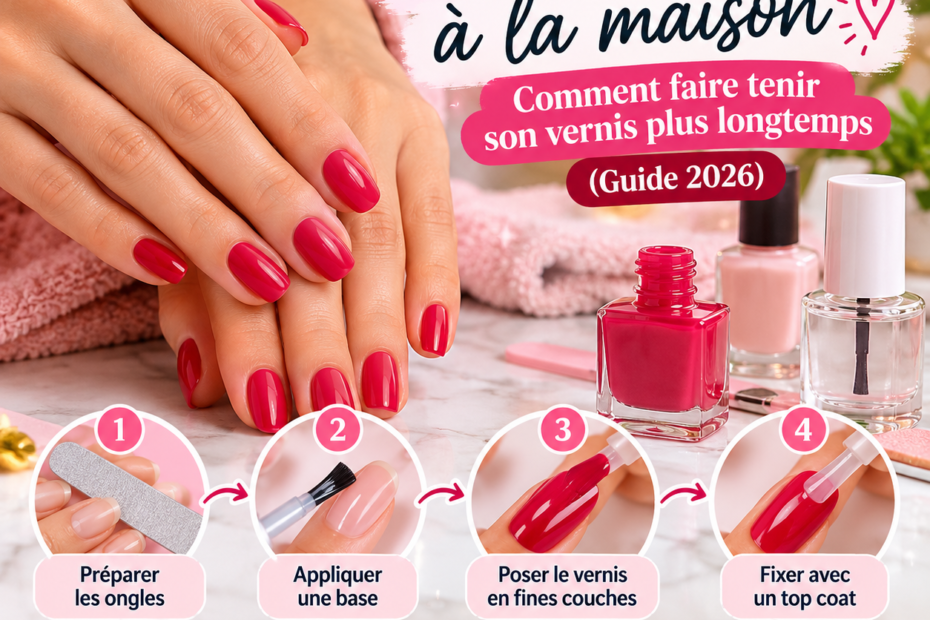 Manucure à la maison : comment faire tenir son vernis plus longtemps