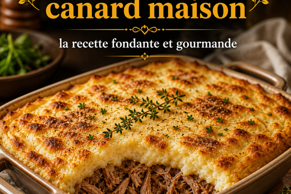 Parmentier de canard maison : la recette fondante et gourmande